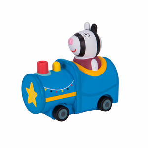 Фігурки: Міні-машинка «Зебра Зоя в поїзді», Peppa Pig