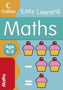 Навчання лічбі та математиці: Maths Age 4-5 - Collins Easy Learning Age 3-5