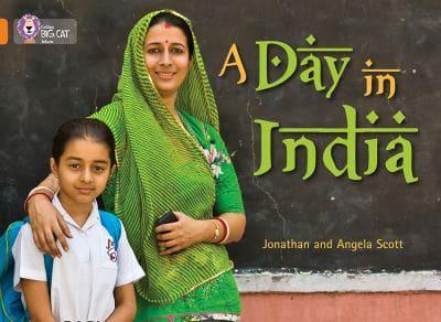 Навчання читанню, абетці: Big Cat 6 A Day in India [Harper Collins]
