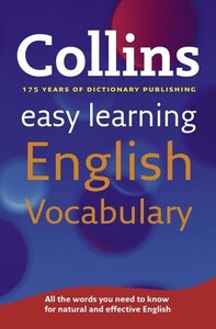 Книги для дорослих: Collins Easy Learning: English Vocabulary
