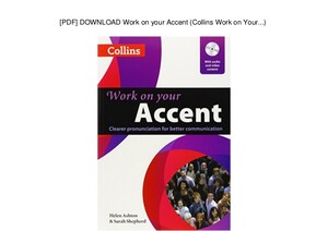 Книги для дорослих: Work on Your Accent book with Audio CD & DVD