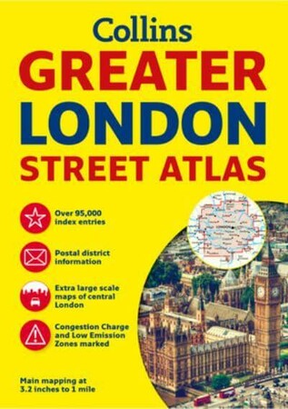Туризм, атласи та карти: Greater London Street Atlas [Harper Collins]