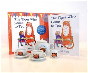 Книги для детей: The Tiger Who Came to Tea - China Tea Set