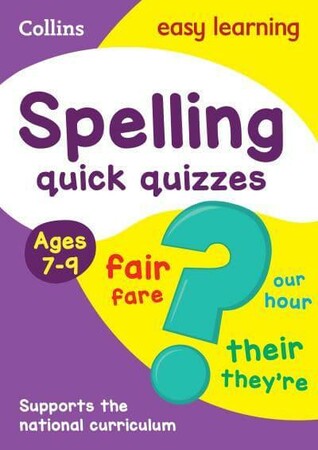 Книги з логічними завданнями: Collins Easy Learning: Spelling Quick Quizzes Ages 7-9