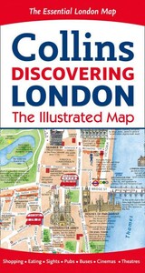Книги для взрослых: Discovering London. The Illustrated Map [Harper Collins]