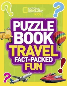 Книги с логическими заданиями: Puzzle Book Travel Brain-Tickling Quizzes, Sudokus, Crosswords and Wordsearches - National Geographi