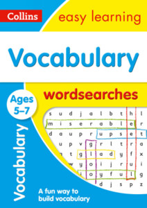 Книги с логическими заданиями: Collins Easy Learning: Vocabulary Word Searches Ages 5-7
