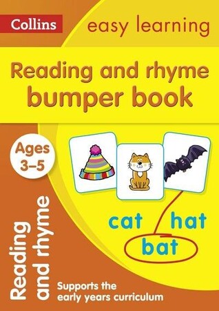 Обучение чтению, азбуке: Reading and Rhyme Bumper Book Ages 3-5 - Collins Easy Learning Preschool