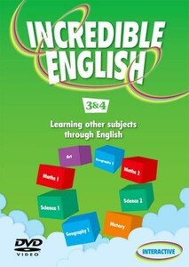 Книги для дітей: Incredible English 3&4 DVD