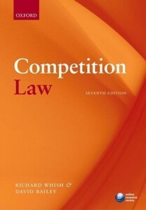 Книги для дорослих: Competition Law: 7 edition [Oxford University Press]