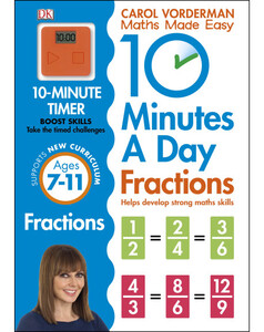 Розвивальні книги: 10 Minutes a Day Fractions