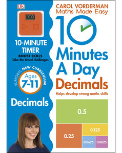 Развивающие книги: 10 Minutes a Day Decimals