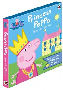 Книги для дітей: Princess Peppa Pig: x2 HB Slipcase with Crown [Ladybird]
