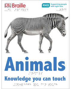 Книги для дітей: DK Braille Animals