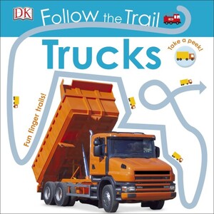 Книги для дітей: Follow the Trail Trucks