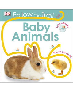 Книги про животных: Follow the Trail Baby Animals
