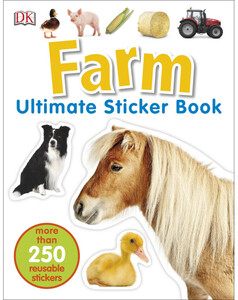 Книги для детей: Farm Ultimate Sticker Book