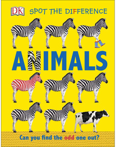 Пізнавальні книги: Spot the Difference Animals