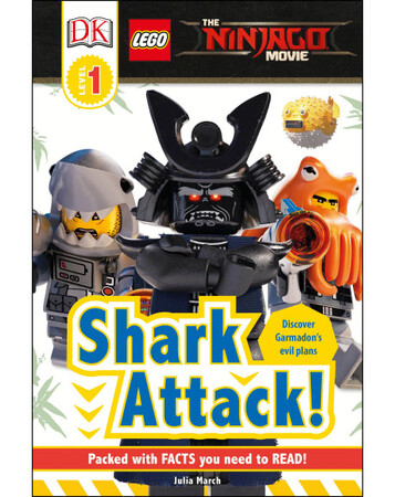 Для молодшого шкільного віку: DK Reader LEGO® NINJAGO® Movie™ Shark Attack! [Level 1]