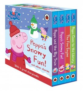 Художні книги: Peppa's Snowy Fun! and Other Stories. Box Set [Ladybird]