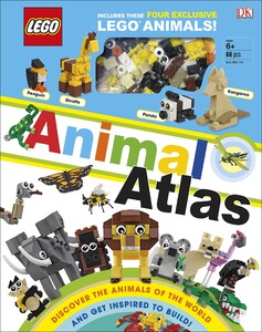 Книги для дітей: LEGO Animal Atlas [Hardcover]