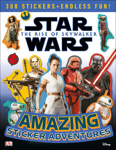 Книги для детей: Star Wars The Rise of Skywalker Amazing Sticker Adventures