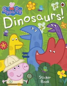 Книги про динозаврів: Peppa Pig: Dinosaurs! Sticker Book [Ladybird]
