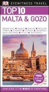 Книги для дорослих: DK Eyewitness Top 10 Travel Guide: Malta and Gozo