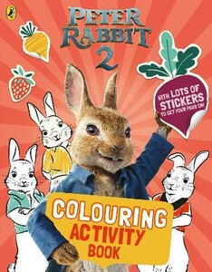 Книги для дітей: Peter Rabbit Movie 2 Colouring Sticker Activity [Puffin]
