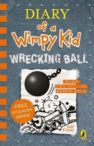 Книги для детей: Diary of a Wimpy Kid Book14: Wrecking Ball, Paperback [Puffin]