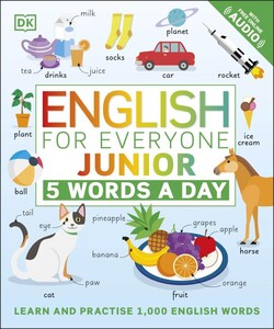Розвивальні книги: English for Everyone Junior 5 Words a Day