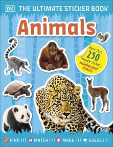 Животные, растения, природа: Ultimate Sticker Book Animals