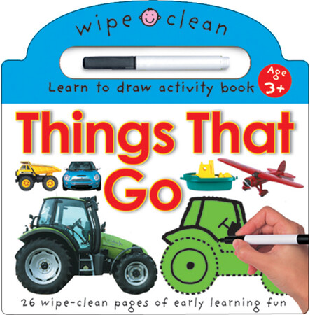 Для младшего школьного возраста: Wipe Clean Things That Go