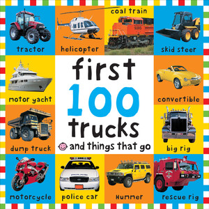 Книги для дітей: Big Board First 100 Trucks and Things That Go