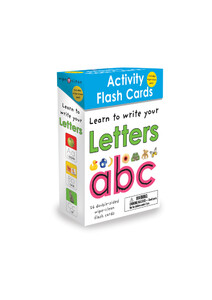 Книги для дітей: Wipe-Clean: Activity Flash Cards Letters