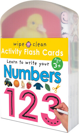 Навчання лічбі та математиці: Wipe Clean: Activity Flash Cards Numbers