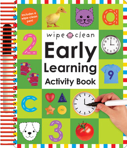 Книги для дітей: Wipe Clean: Early Learning Activity Book