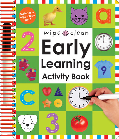 Для молодшого шкільного віку: Wipe Clean: Early Learning Activity Book