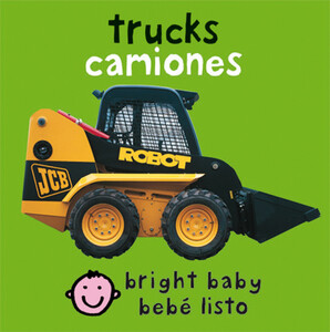 Книги для дітей: Bilingual Bright Baby Trucks