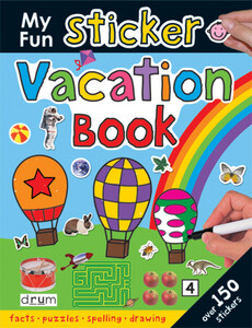 Книги для детей: My Fun Sticker Vacation Book