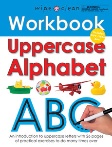 Обучение письму: Wipe Clean Workbook Uppercase Alphabet
