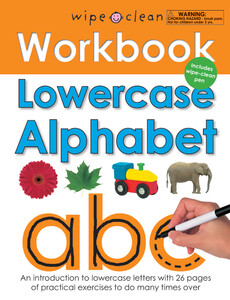 Розвивальні книги: Wipe Clean Workbook Lowercase Alphabet