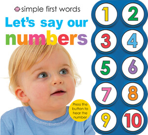 Навчання лічбі та математиці: Simple First Words Let's Say Our Numbers