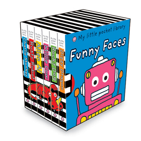 Для найменших: My Little Pocket Library Funny Faces
