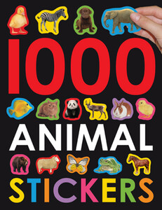 Книги для детей: 1000 Animal Stickers