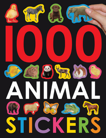 Для молодшого шкільного віку: 1000 Animal Stickers