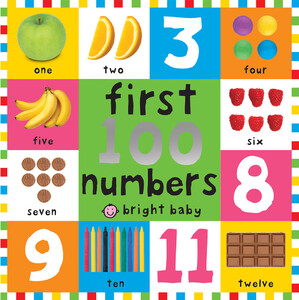 Книги для детей: First 100 Board Books First 100 Numbers