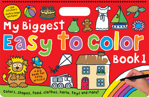 Книги для дітей: My Biggest Easy to Color Book 1