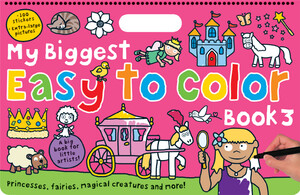 Книги для детей: My Biggest Easy to Color Book 3