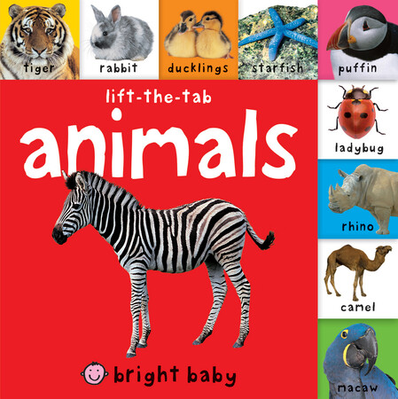 Для самых маленьких: Bright Baby Lift-the-Tab: Animals